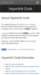 Mobile Screenshot of hyperlinkcode.com